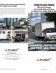 2019/20/21 MY FUSO FE GAS Warranty